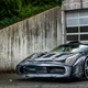 A photo of a Ferrari mule car used to develop the LaFerrari